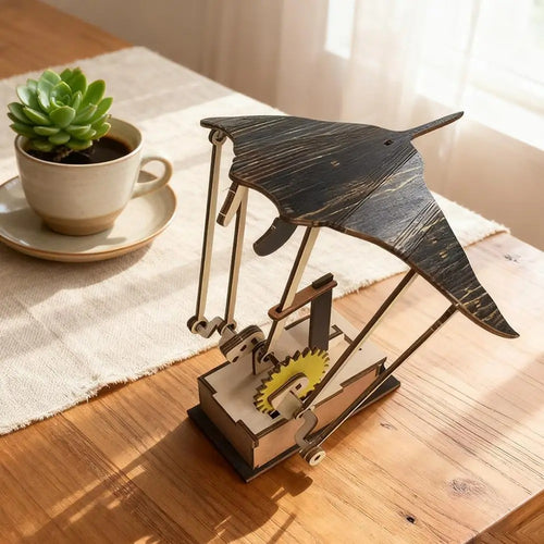 Handmade Wooden Manta Ray