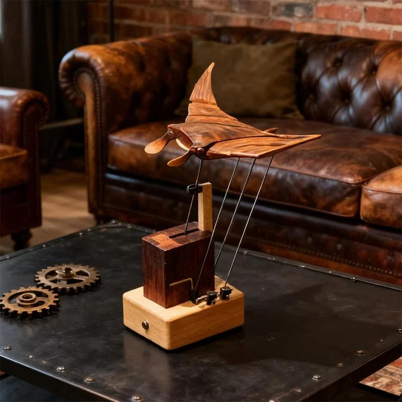 Handmade Wooden Manta Ray – Crafted By Joe