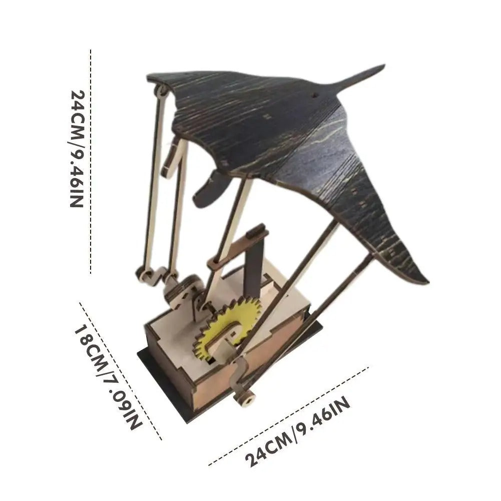 Handmade Wooden Manta Ray