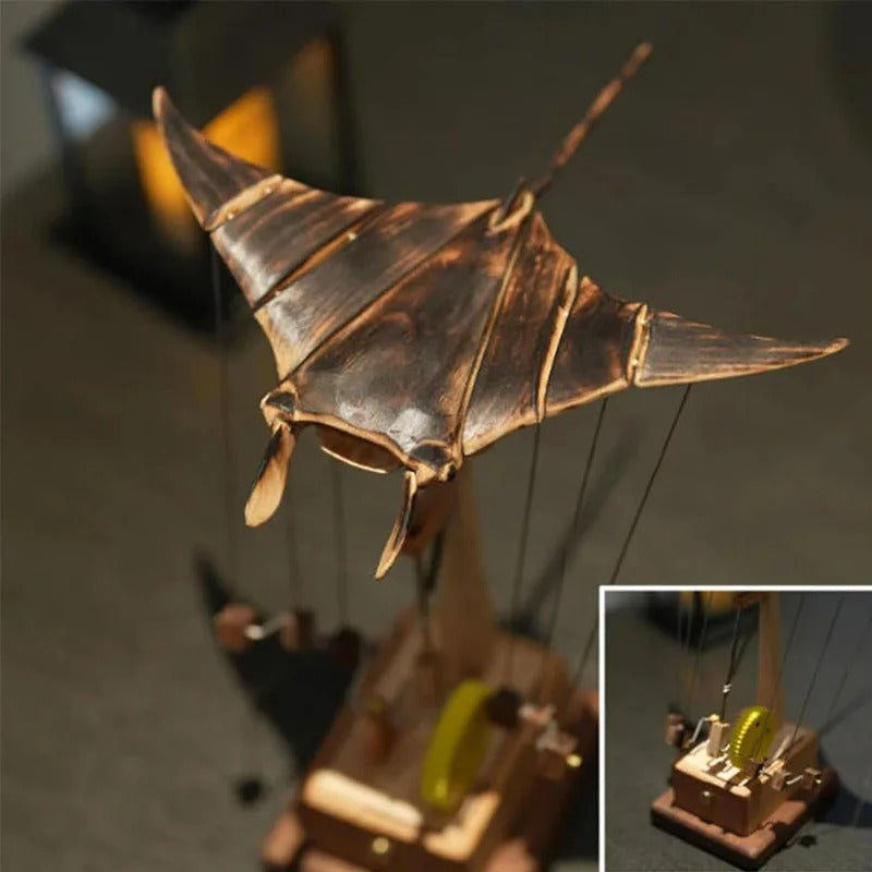 MI06 Manta Ray（完成品／組立済み） Mechanical Manta Ray Building Kit with Moving Fins & Lights, 966